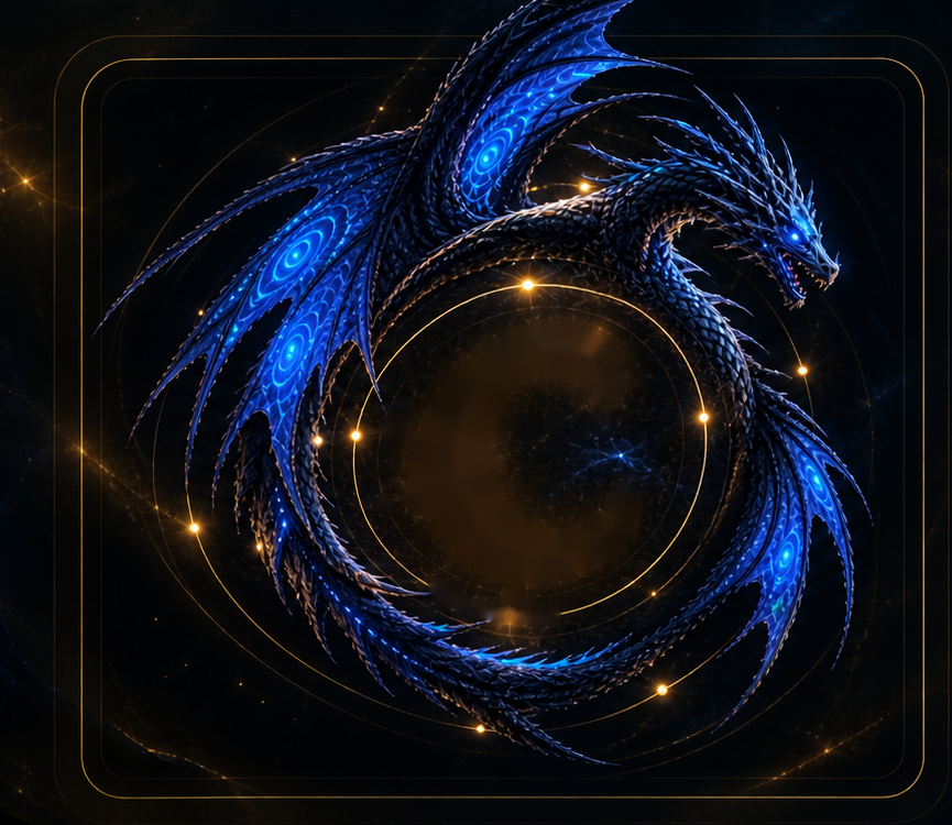 Blue dragon emblem of Central House